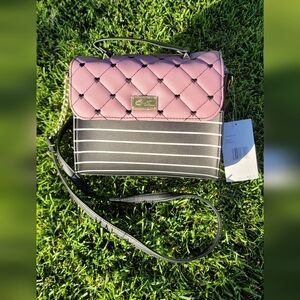 Betsey Johnson Crossbody Mauve Purse